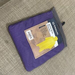 New Magellan Purple Adult Rain Poncho
